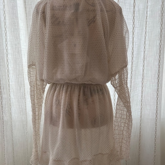 5Rue polka dot ivory short dress - Picture 3 of 7